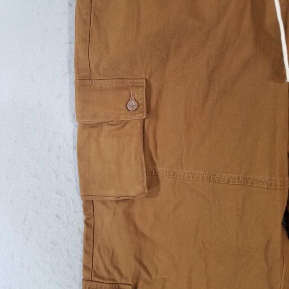NOBO no boundaries cargo jogger pants men's large brown comfort waist stretch - Picture 5 of 13